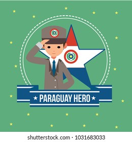 Paraguay Heroes Day Illustration