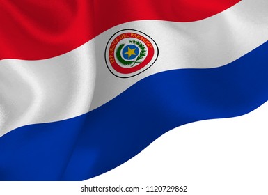 Paraguay national flag background