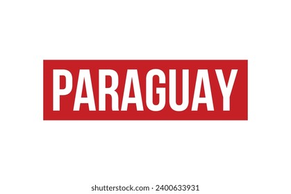 Paraguay-Gummistempel-Siegel-Vektorgrafik