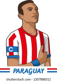 Paraguay Soccer Captain