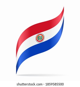 Paraguay flag wallpaper Royalty Free Stock SVG Vector and Clip Art