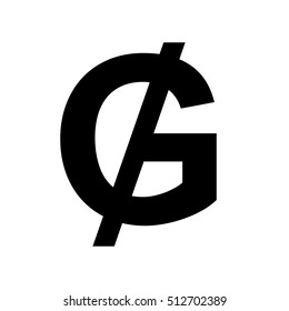 Paraguayan Guarani sign icon.Money symbol.