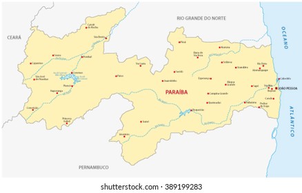 paraiba map