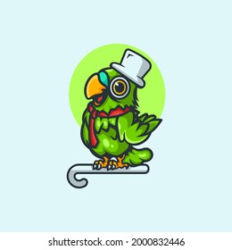logo de parakeet. adecuado para su identidad de marca.