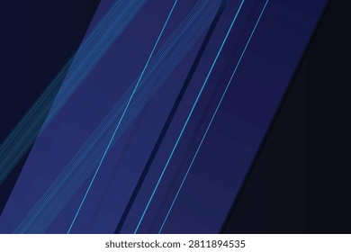 Parallel blue slatted light streaks on dark background, lightstreaks slats vertical