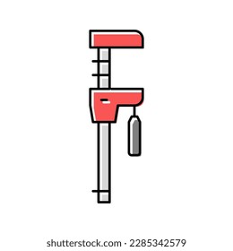 parallel clamp color icon vector. parallel clamp sign. isolated symbol illustration