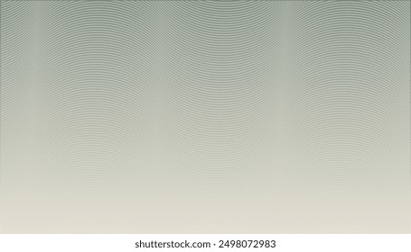 Parallel Hatching Wavy Ripple Lines Halftone Pattern Abstract Vector Smooth Blurred Structure Pale Green Texture Isolated On Light Back. Half Tone Graphic Oblique Etching Strokes Aesthetic Abstraction