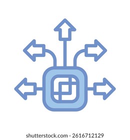 Parallel Icon Element For Design