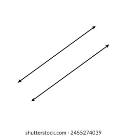 Parallel lines in geometry. Scientific resources for teachers and students.