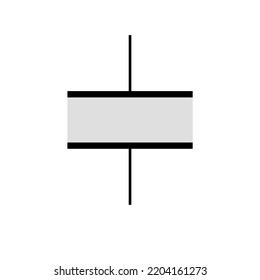 parallel plate capacitor in circuit.