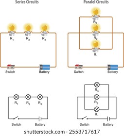 parallel and series electric circuits