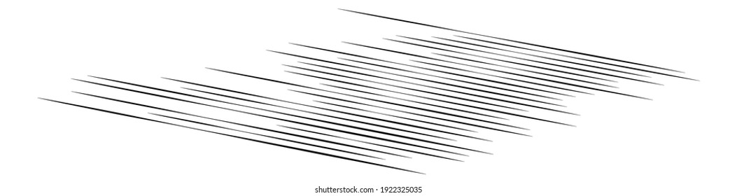 Parallel straight lines, stripes in 3d perspective