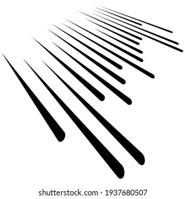 Parallel straight lines, stripes in 3d perspective