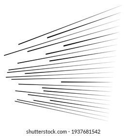 Parallel straight lines, stripes in 3d perspective