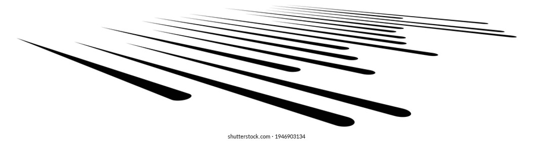 Parallel Straight Lines, Stripes In 3d Perspective