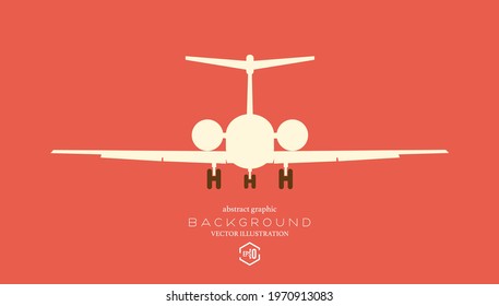 Parallel take-off or landing plane pattern, commercial concept material, abstract vector business background.
