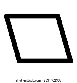 Parallele Symbol mit schwarzer Farbe