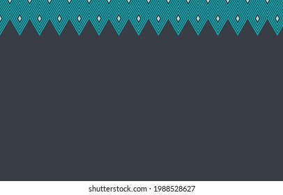 Parallelogramm Blaues geometrisches Muster, nahtloses Muster mit Leerzeichen für Kopienraum