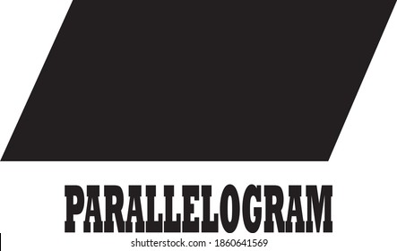 Parallelogram Educational Geometric Shapes 260nw 1860641569 