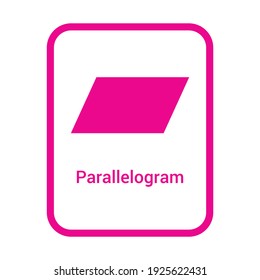 parallelogram geometric shape for preschoolers