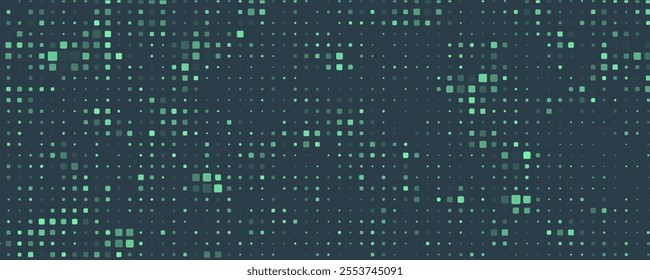 Parallelogram Halftone Gradient Vector Dynamic Velocity Eye Catching Texture. Modern Energetic Pattern Conceptual Turquoise Abstract Background.