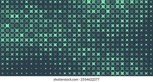 Parallelogram Halftone Gradient Vector Dynamic Velocity Eye Catching Texture. Modern Energetic Pattern Conceptual Turquoise Abstract Background.