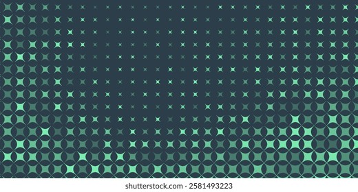 Parallelogram Halftone Gradient Vector Dynamic Velocity Eye Catching Texture. Modern Energetic Pattern Conceptual Turquoise Abstract Background.