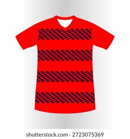 A PARALLELOGRAM PATTERN CONSISTING OF HORIZONTAL BANDS CREATES THE ILLUSION OF DEPTH OR VISUAL VIBRATION IN THE IMAGE, A HALLMARK OF OP ART