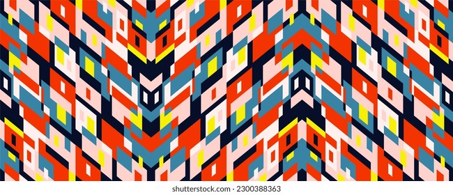 Parallelogram shape design with slanted pattern colored elegant full color design. Future geometric background. Minimal geometric background. Dynamic shapes composition