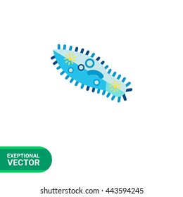Paramecium Caudatum Vector Icon