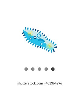 Paramecium Caudatum Vector Icon