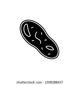Paramecium icon. Simple glyph, flat vector of biology icons for ui and ux, website or mobile application