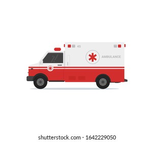 Ambulance Van Vector Good Medicalhealth Element Stock Vector (Royalty ...