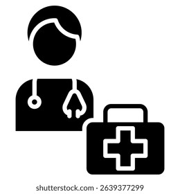 Paramedic Icon Element For Design