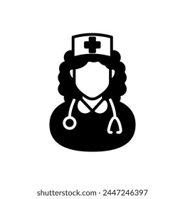 Paramedical Staff icon in vector. Logotype
