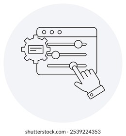 Ícone de Ajuste de Parâmetro, Otimizando Modelos de Aprendizado de Máquina Através de Ajuste de Parâmetro Efetivo, Melhorando o Desempenho do Modelo com Técnicas Avançadas de Ajuste de Parâmetro