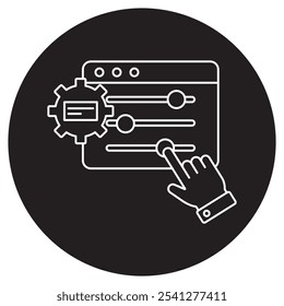 Ícone de Ajuste de Parâmetro, Otimizando Modelos de Aprendizado de Máquina Através de Ajuste de Parâmetro Efetivo, Melhorando o Desempenho do Modelo com Técnicas Avançadas de Ajuste de Parâmetro