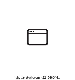 parameter setting, computer icon, vector illustration. Flat design style