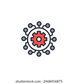 parameters icon. vector.Editable stroke.linear style sign for use web design,logo.Symbol illustration.