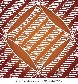 Parang batik cloth motif with an attractive dark brown color