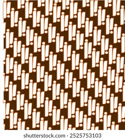 Patrón de motivo de parang batik, ilustración de parang batik, típico batik de Java central