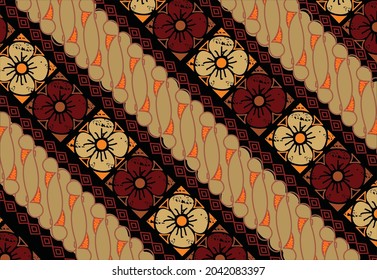 Parang Batik is one of the oldest batik motifs in Indonesia. This design is a development of the Parang Batik motif combined with floral motifs