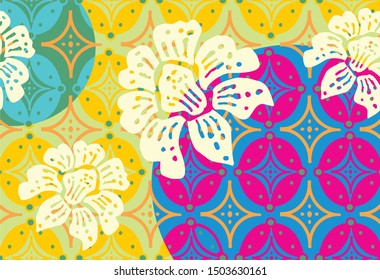 Parang is one of the very famous batik motifs in Indonesia, and is often composed in a variety of shapes and color combinations