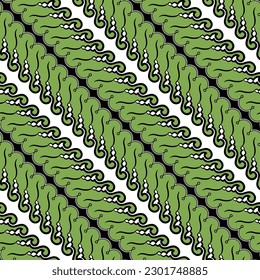 Parang Rusak Batik, Indonesia Pattern Background. Sin inconveniente. Adecuado para telas.