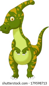 Parasaurolophus cartoon