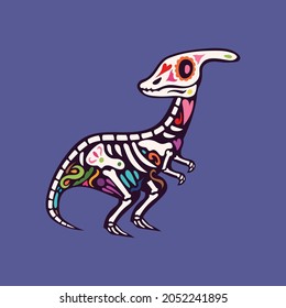 Parasaurolophus Dia de muertos, Tag der Toten