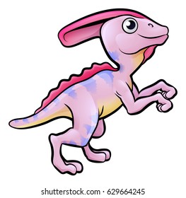 A parasaurolophus dinosaur animals cartoon character