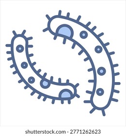 Parasite Blue Icon Style Collection