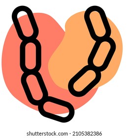 Parasite with gut infections causing virus layout