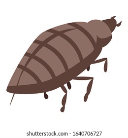 Parasite icon. Isometric of parasite vector icon for web design isolated on white background